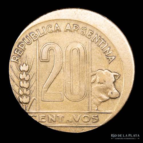 Argentina. Error. 20 Centavos ... 