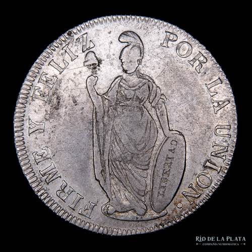 Perú. 4 Reales 1849 MB. Ceca de ... 