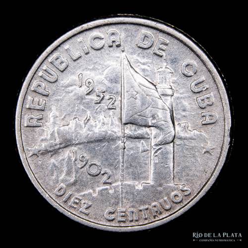 Cuba.  10 Centavos 1952. ... 