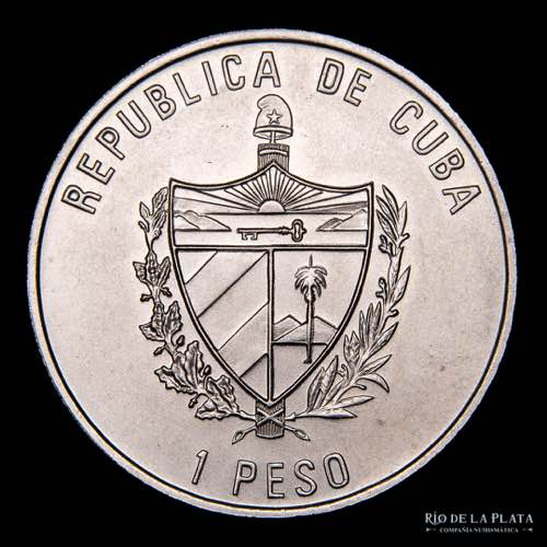Cuba.  1 Peso 1998. Juan Pablo II ... 