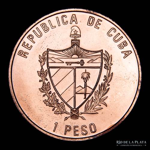 Cuba. 1 Peso 2003. 75 Aniversario ... 