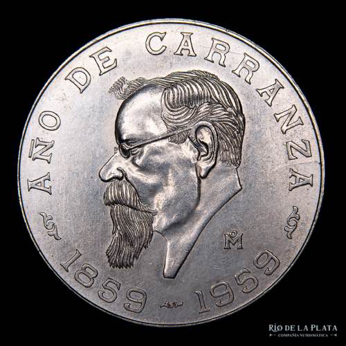 México. 5 Pesos 1959. Año de ... 