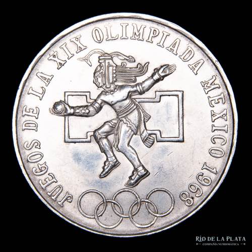 México. 25 Pesos 1968. Olympic ... 