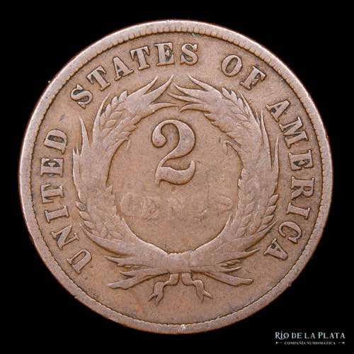 USA. 2 Cents 1868. Union Shield. ... 