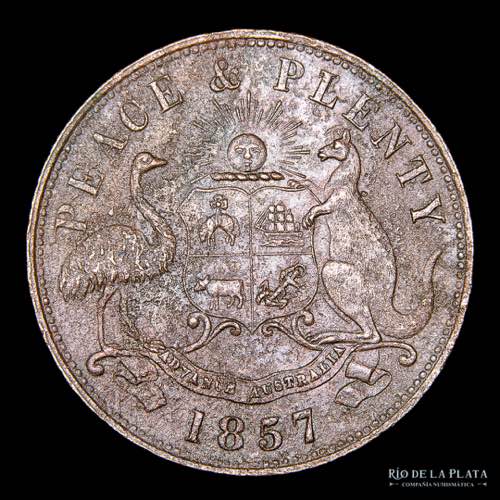 Australia. 1 Penny Token 1857. ... 