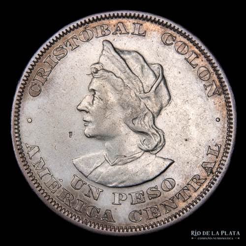 El Salvador. 1 Peso 1893/2. ... 