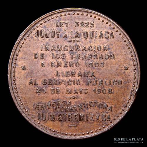 Argentina. Ferroviarias. 1908. ... 