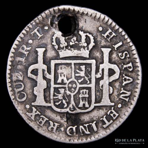 Cuzco. Fernando VII. 1 Real 1824 ... 