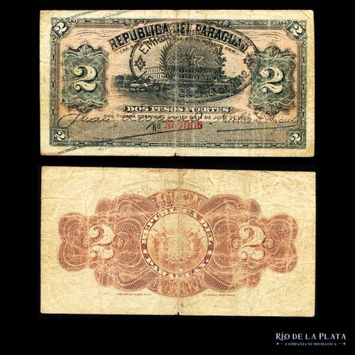Paraguay. 2 Pesos Fuertes 1903, ... 