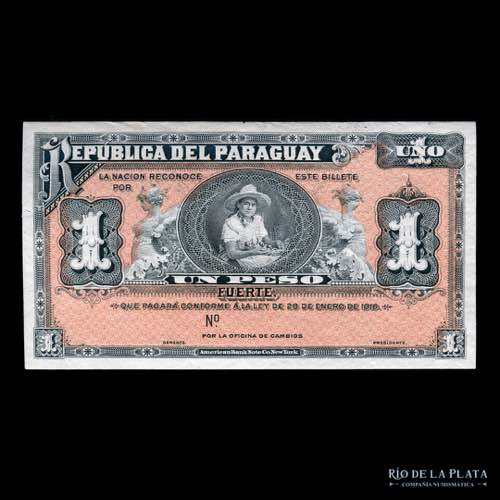 Paraguay. 1 Peso Fuerte 1916. ... 
