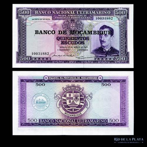 Mozambique. 5 Escudos 1941. Banco ... 
