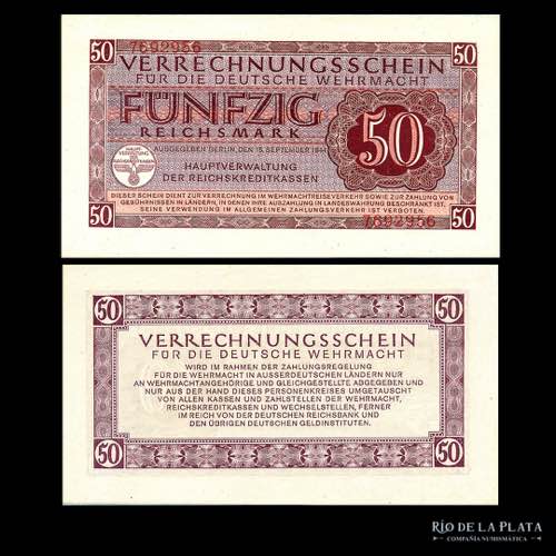 Alemania. 50 Reichsmark 1944. ... 