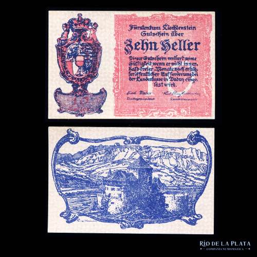 Liechtenstein. 10 Heller 1920. ... 