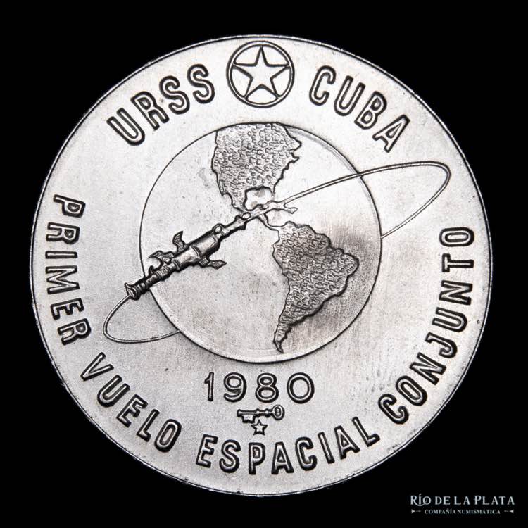 Cuba.  1 Peso 1980. Conmemorativa ... 