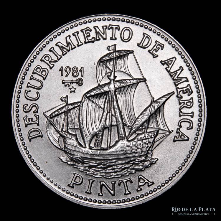 Cuba.  1 Peso 1981. Conmemorativa ... 