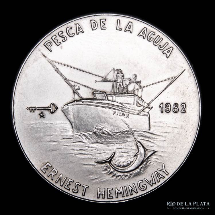 Cuba.  1 Peso 1982. Conmemorativa ... 