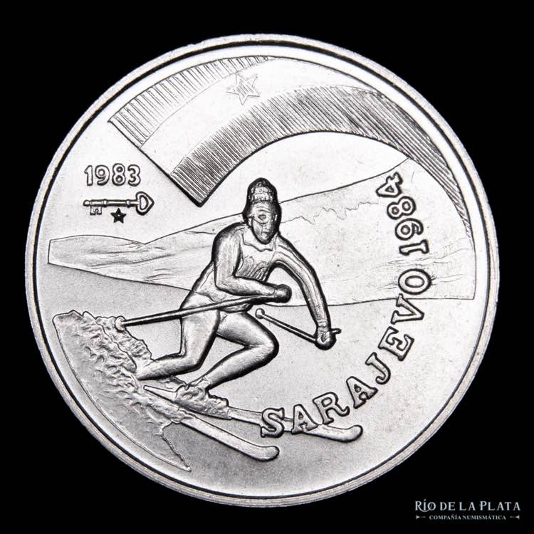 Cuba.  1 Peso 1983. Conmemorativa ... 
