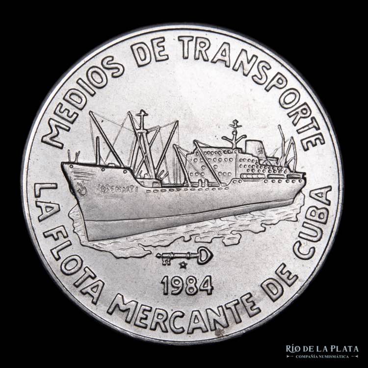 Cuba.  1 Peso 1984. Conmemorativa ... 