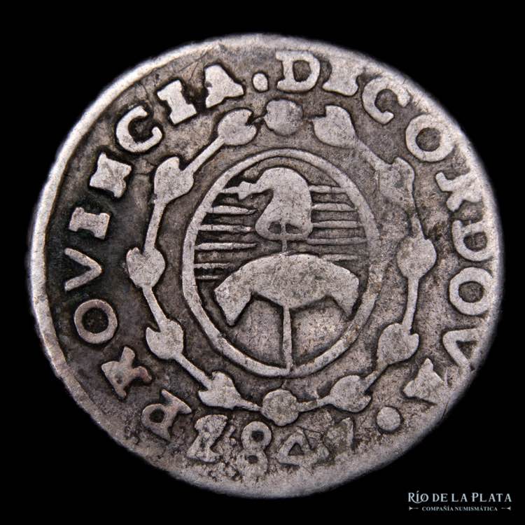 Argentina. Córdoba. 1 Real 1841 ... 