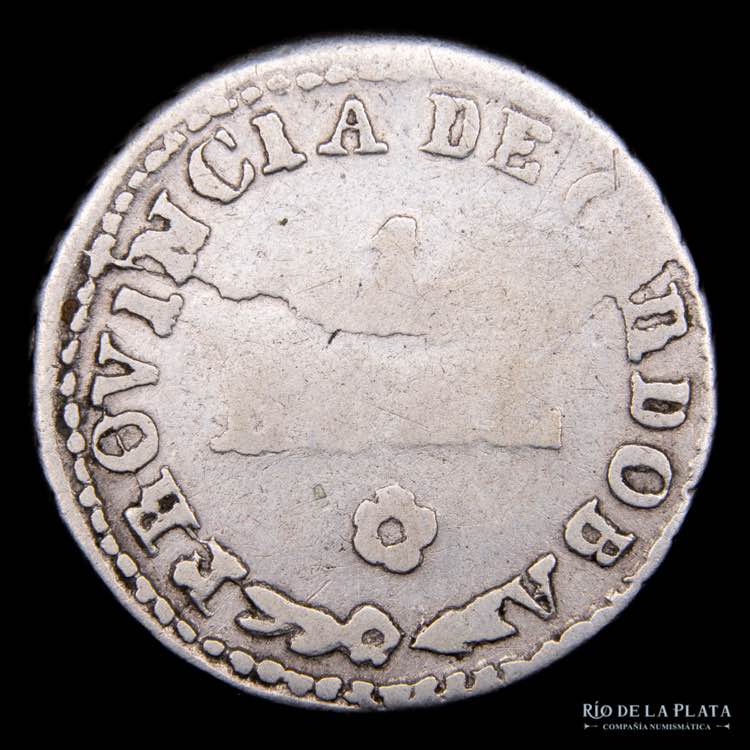 Argentina. Cordoba. 1 Real 1848. ... 