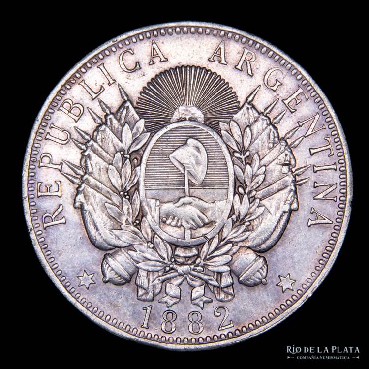Argentina. 1 Peso 1882 Patacon.  ... 
