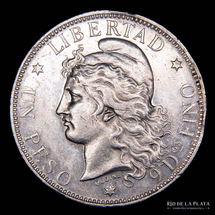 Argentina. 1 Peso 1883 Patacón. ... 