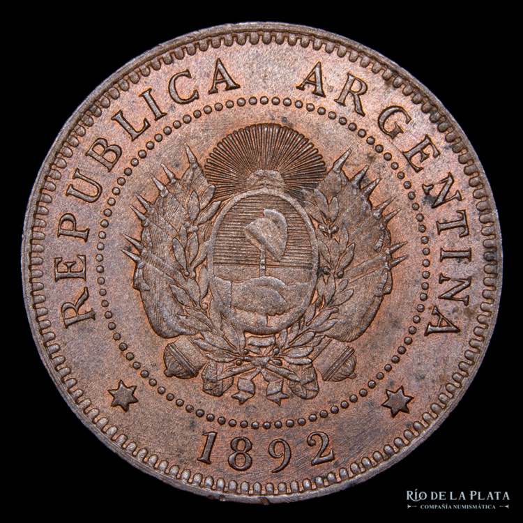 Argentina. 1 Centavo 1892. Buenos ... 