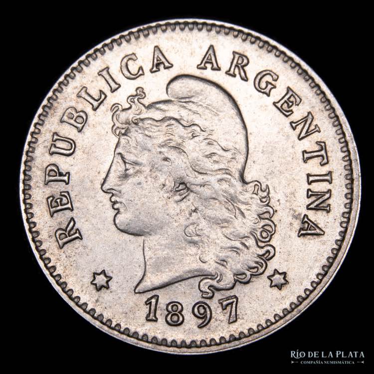 Argentina. 10 Centavos 1897/7. ... 