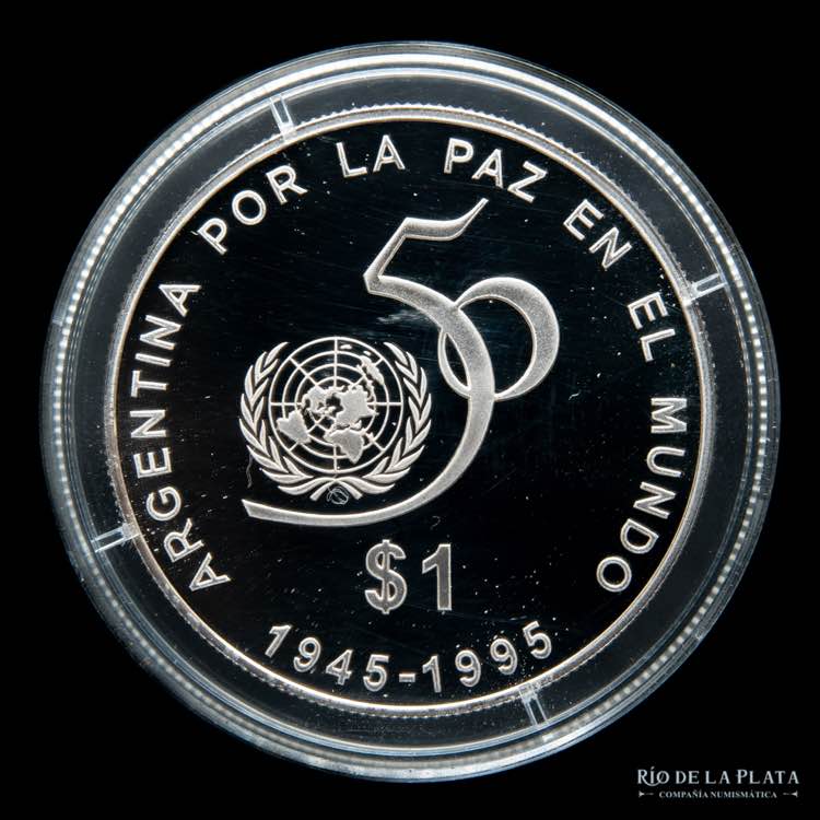 Argentina. 1 Peso 1995. 50º ... 