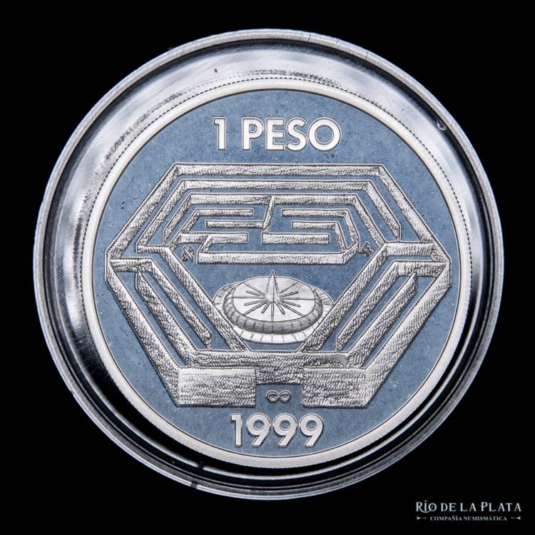 Argentina. 1 Peso 1999. 100º ... 