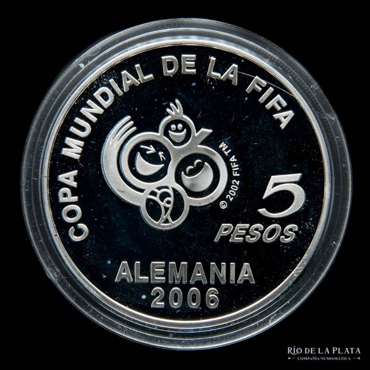 Argentina. 5 Pesos 2004. Copa ... 