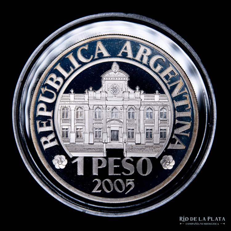 Argentina. 1 Peso 2005. 70 ... 