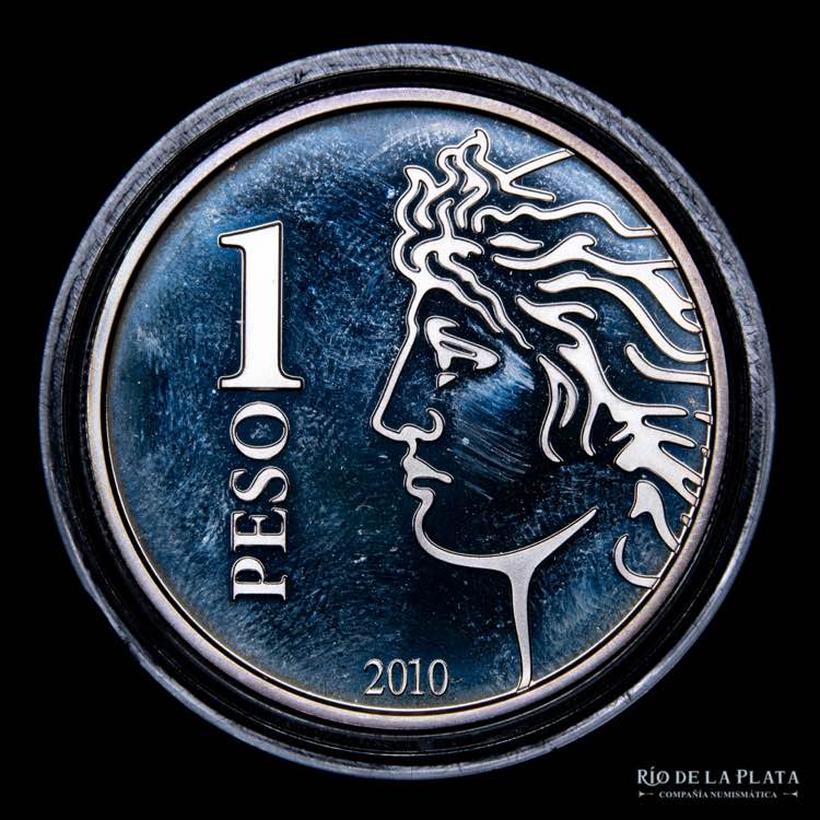 Argentina. 1 Peso 2010. 75º ... 