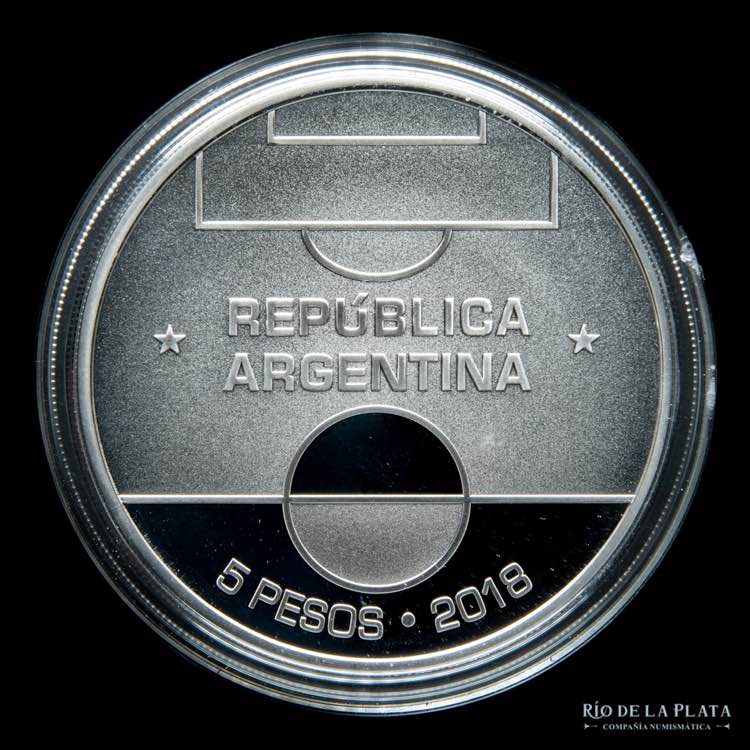 Argentina. 5 Pesos 2018. Copa ... 