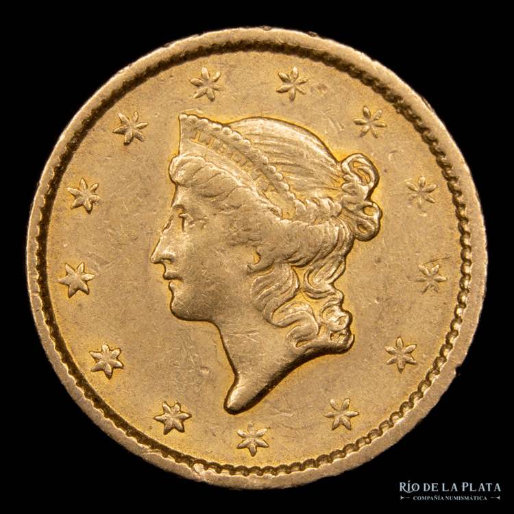 USA. 1 Dollar 1851. Liberty Head. ... 