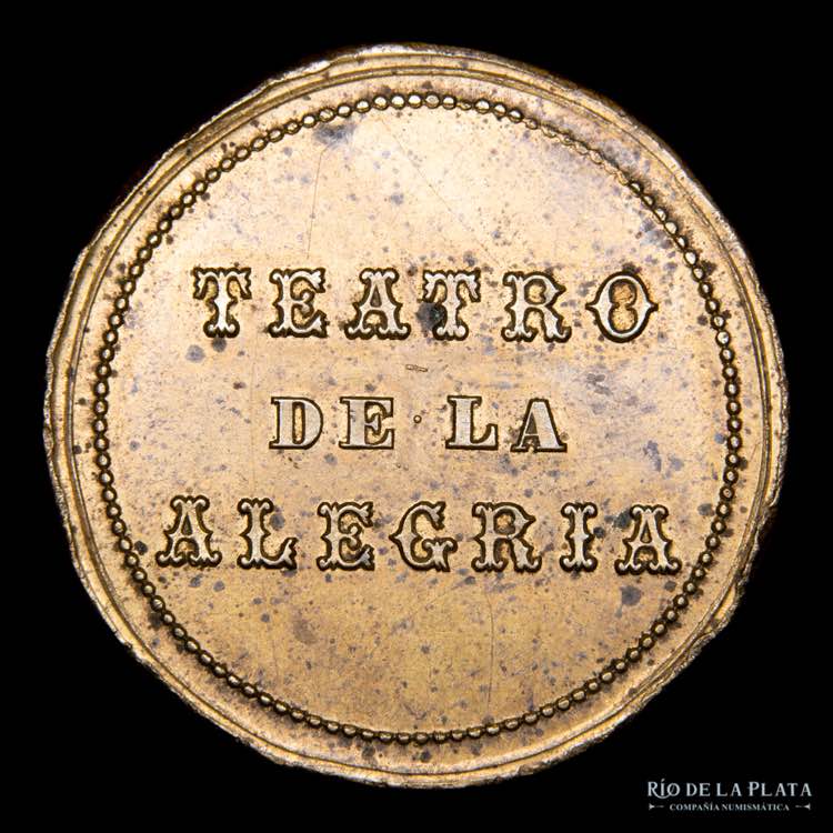 Argentina. Ficha. 1870. Teatro de ... 