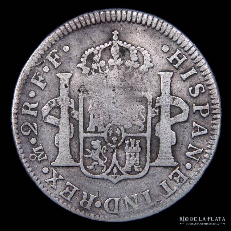 Mexico. Carlos III. 2 Reales 1783. ... 