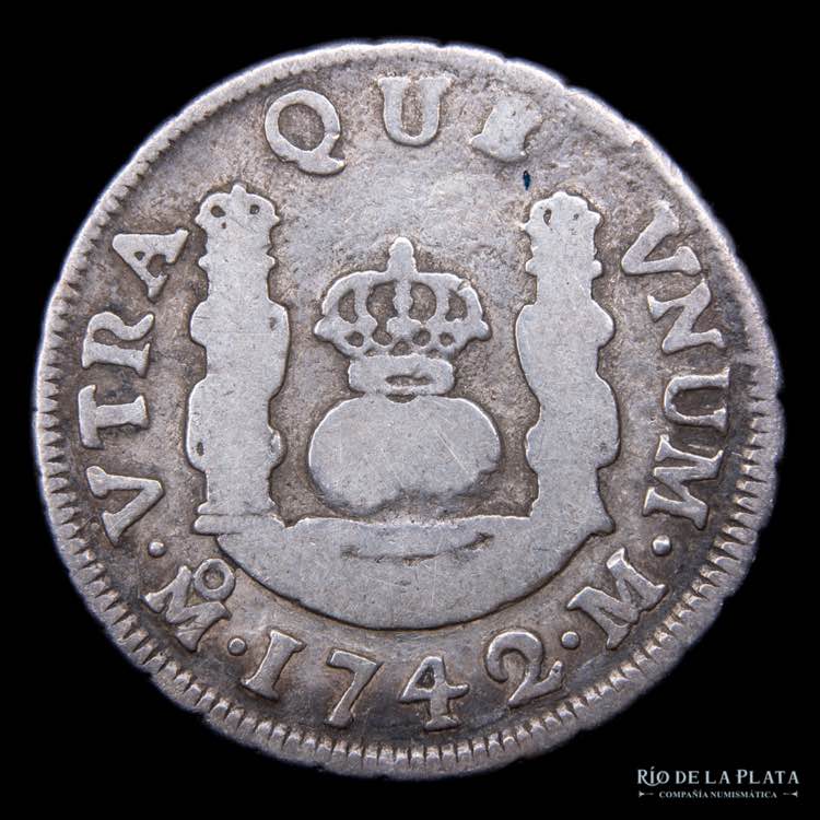 México. Felipe V. 1 Real 1742 M. ... 
