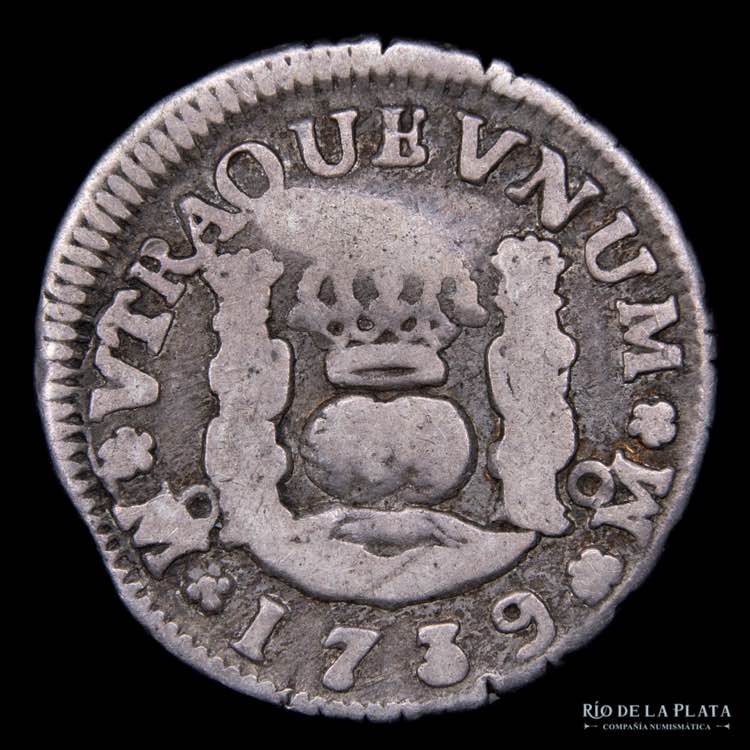 México. Felipe V. 1/2 Real 1739 ... 