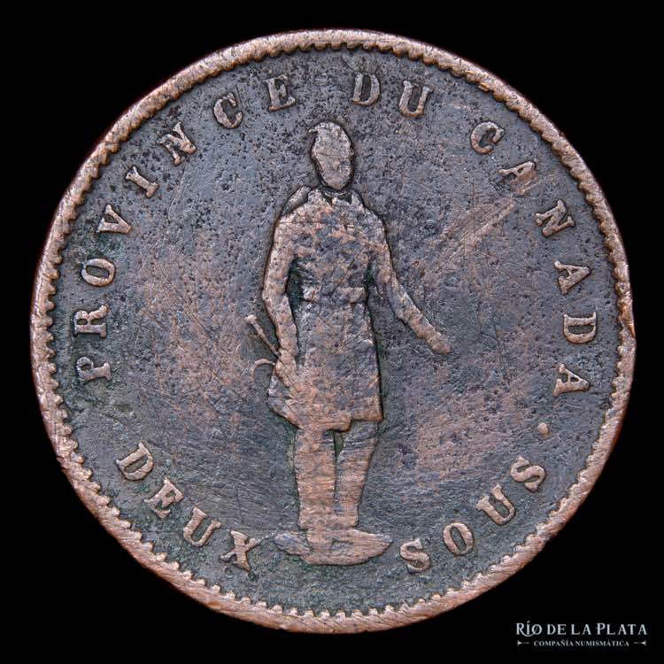 Canadá. One Penny Token 1852 / 2 ... 