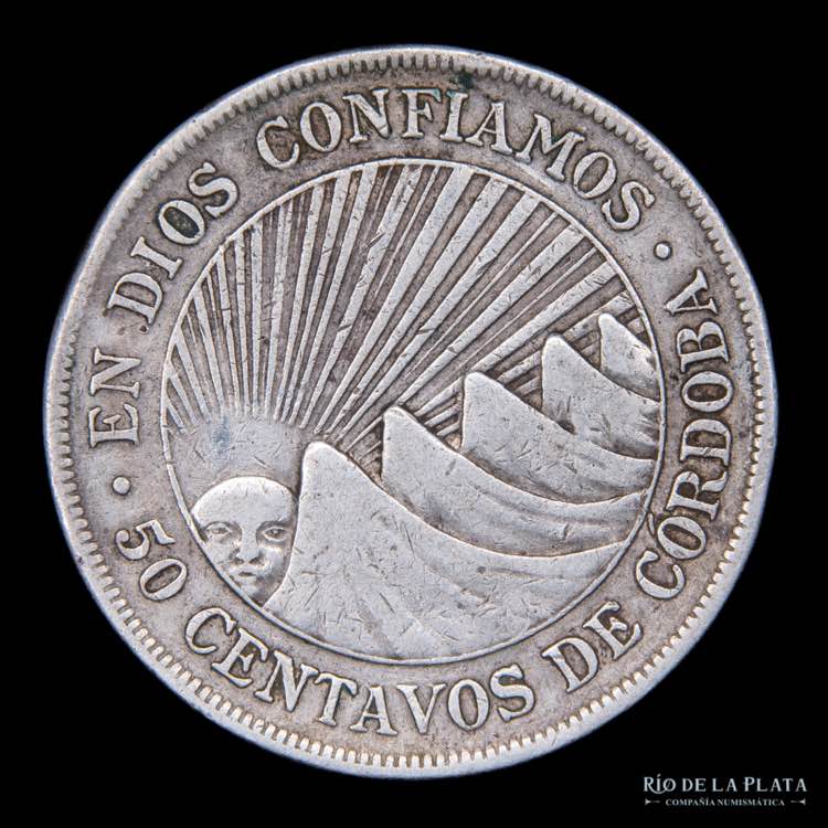 Honduras. 50 Centavos de Cordoba ... 