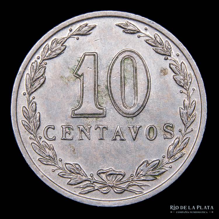 Argentina. 10 Centavos 1907. ... 
