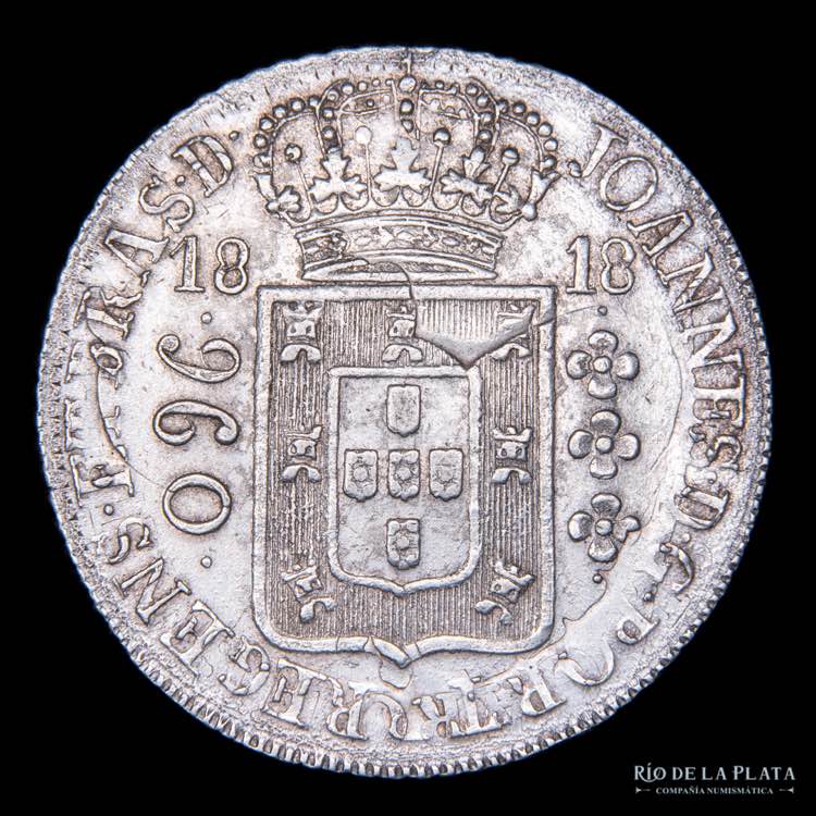 Brasil. Joao VI. 960 Reis 1818 R. ... 