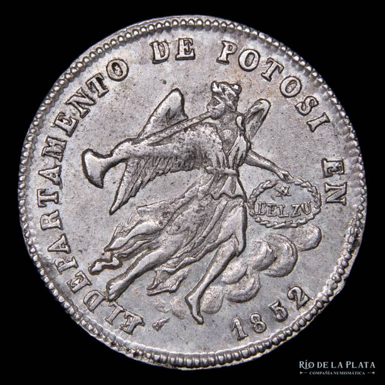 Bolivia. 1 Sol 1852. Medalla ... 