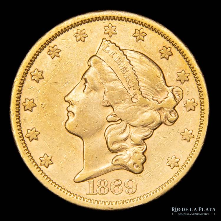 Estados Unidos. 20 Dollars 1869 S. ... 