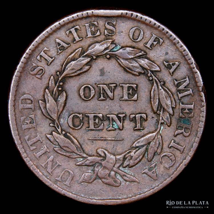USA. 1 Cent 1837. Coronet Head ... 