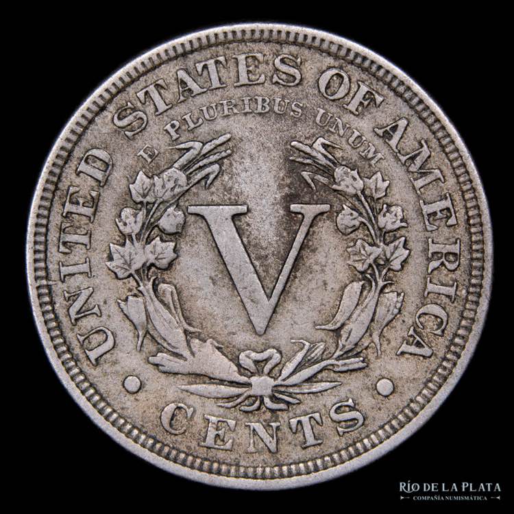 USA. 5 Cents 1886. Liberty Head. ... 