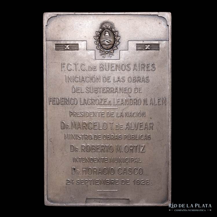 Argentina. Ferroviarias. 1928. ... 