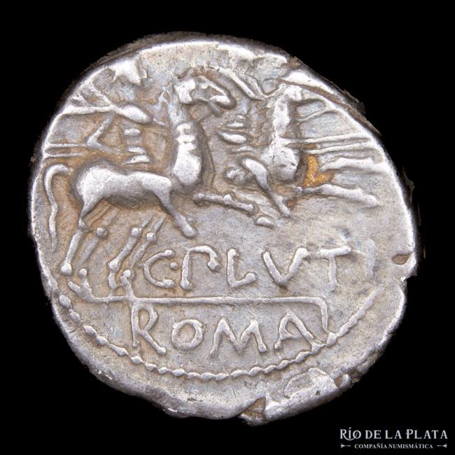 Roman Republic. C. Plutius 121BC, ... 