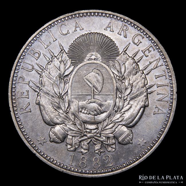 Argentina. 1 Peso 1882 Patacón. ... 